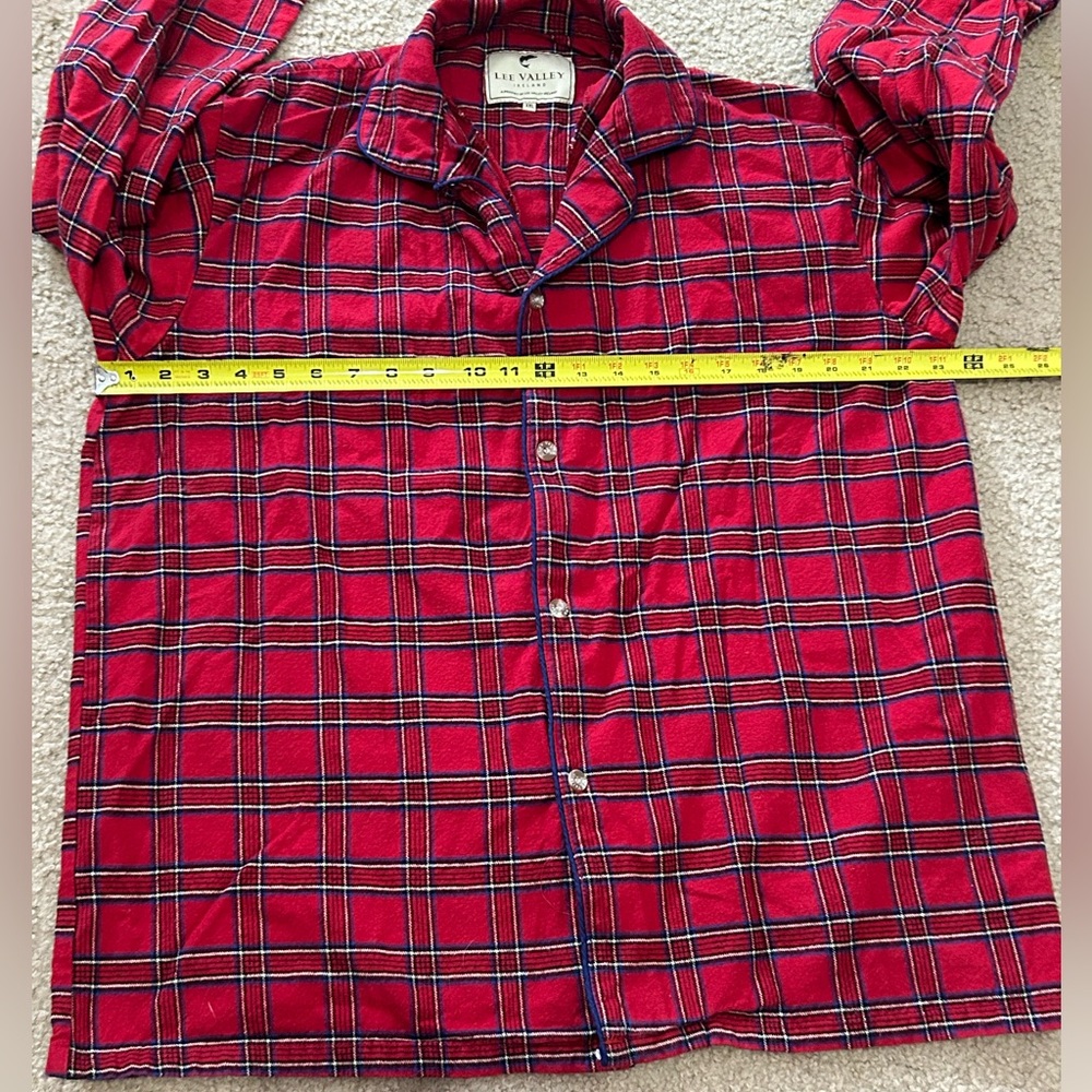 Lee Valley Ireland Cotton Plaid XXL Pajama Set - Picture 6 of 9